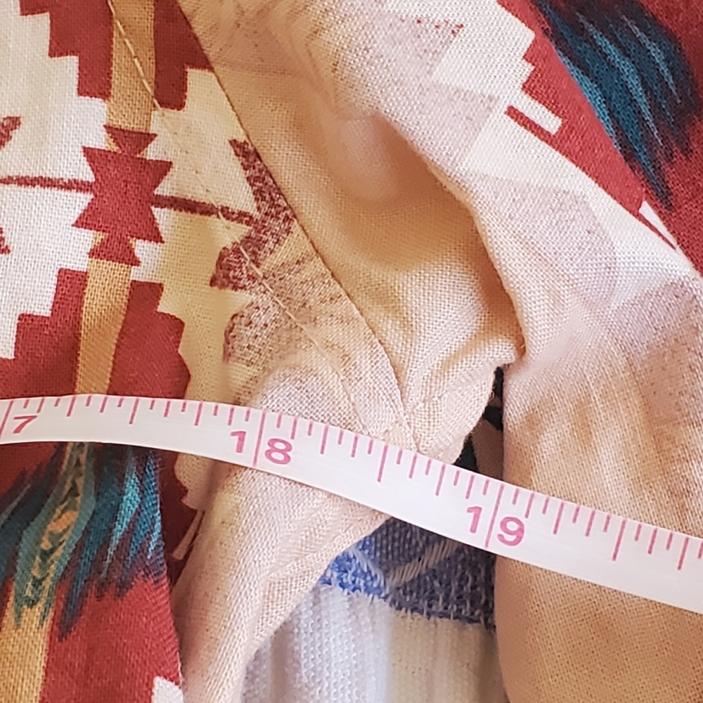 Women's Vintage Western Panhandle Slim Fringe Shirt Southwest Small - Picture 12 of 12